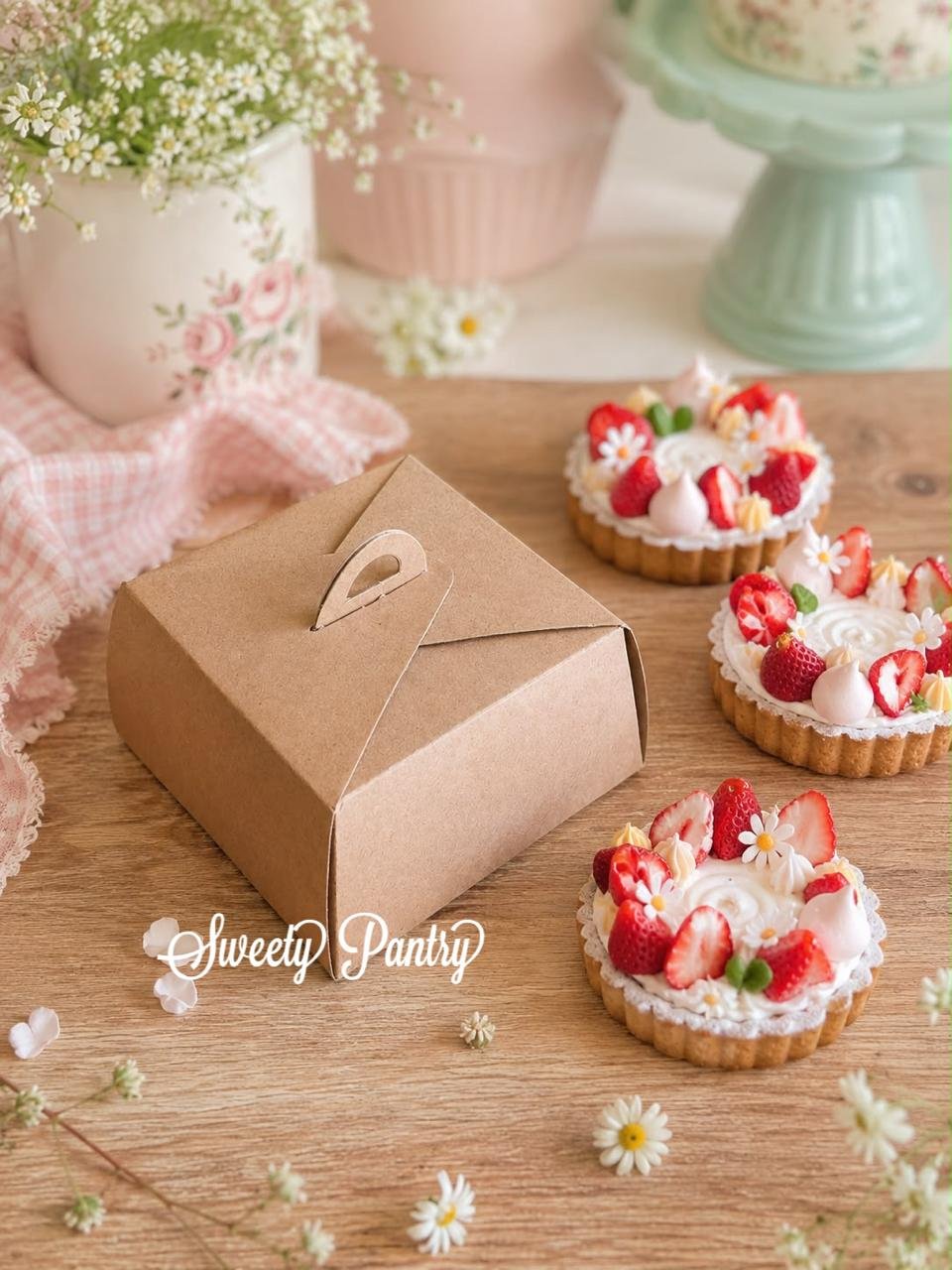 50PCS - 40410 - Cake gift Box Dus Kue mini Multi Purpose Box