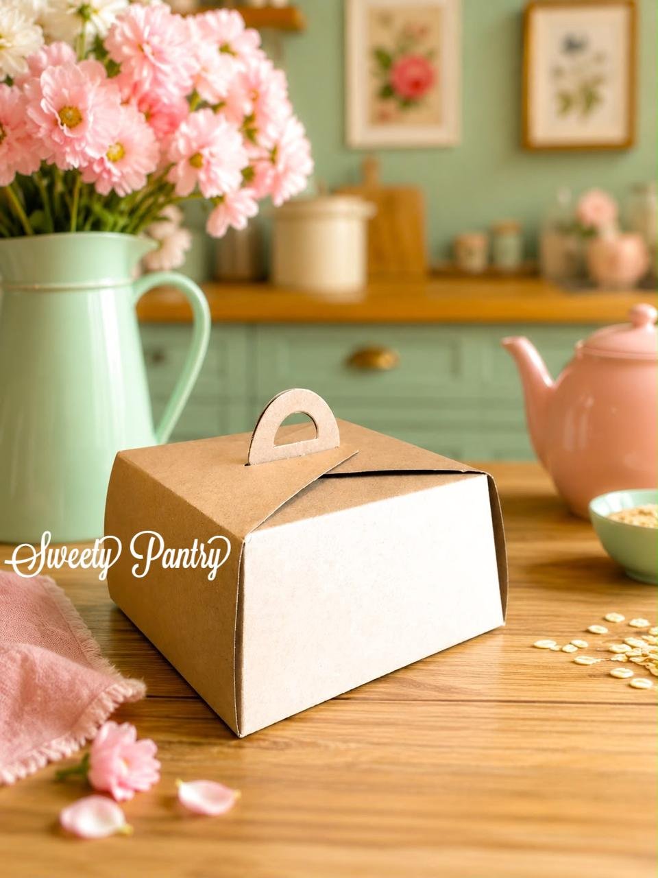 50PCS - 40410 - Cake gift Box Dus Kue mini Multi Purpose Box - Image 4