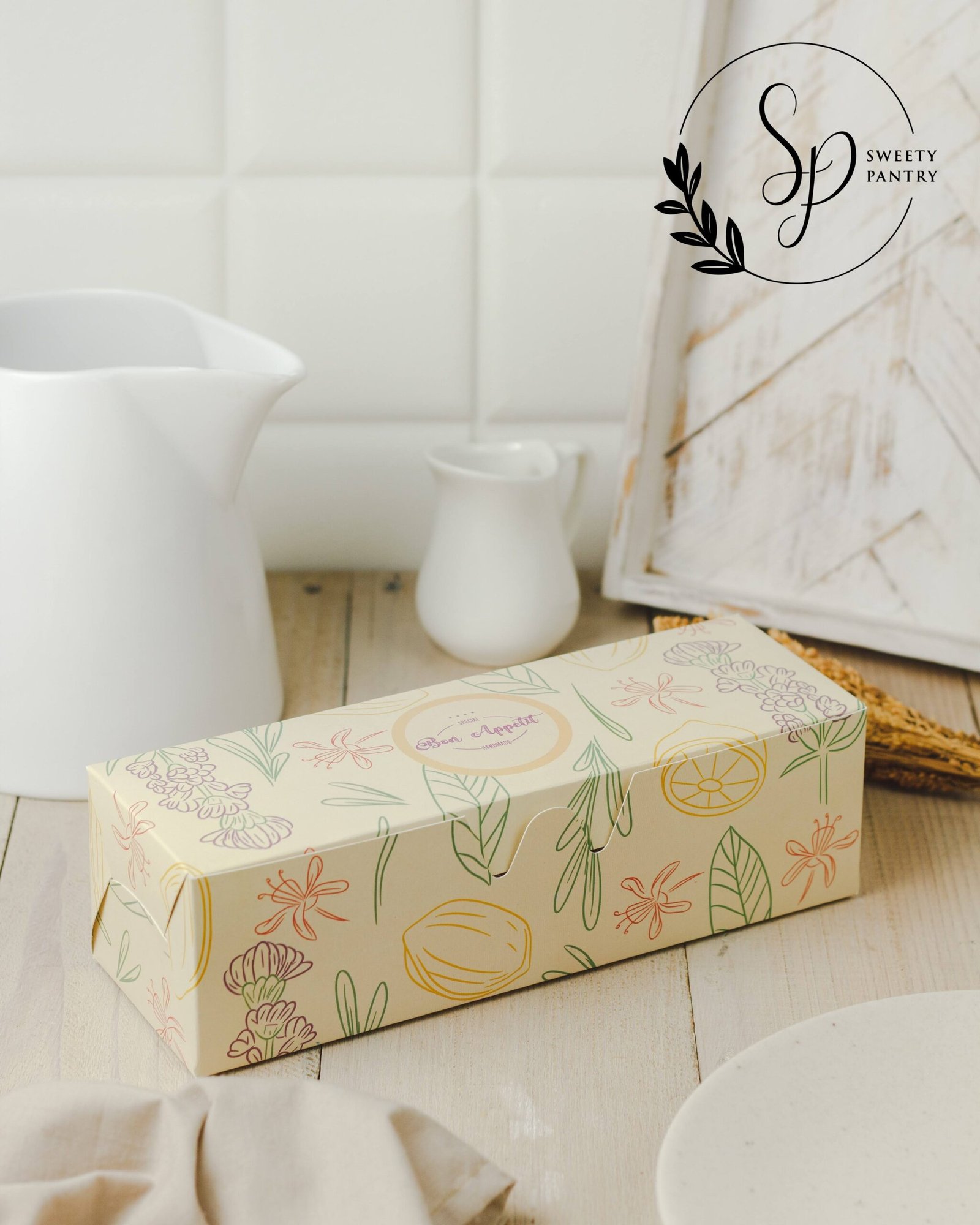 10PCS - ATHENA - Cake Box kotak Dus Packaging kue Uk 24x8x7 cm