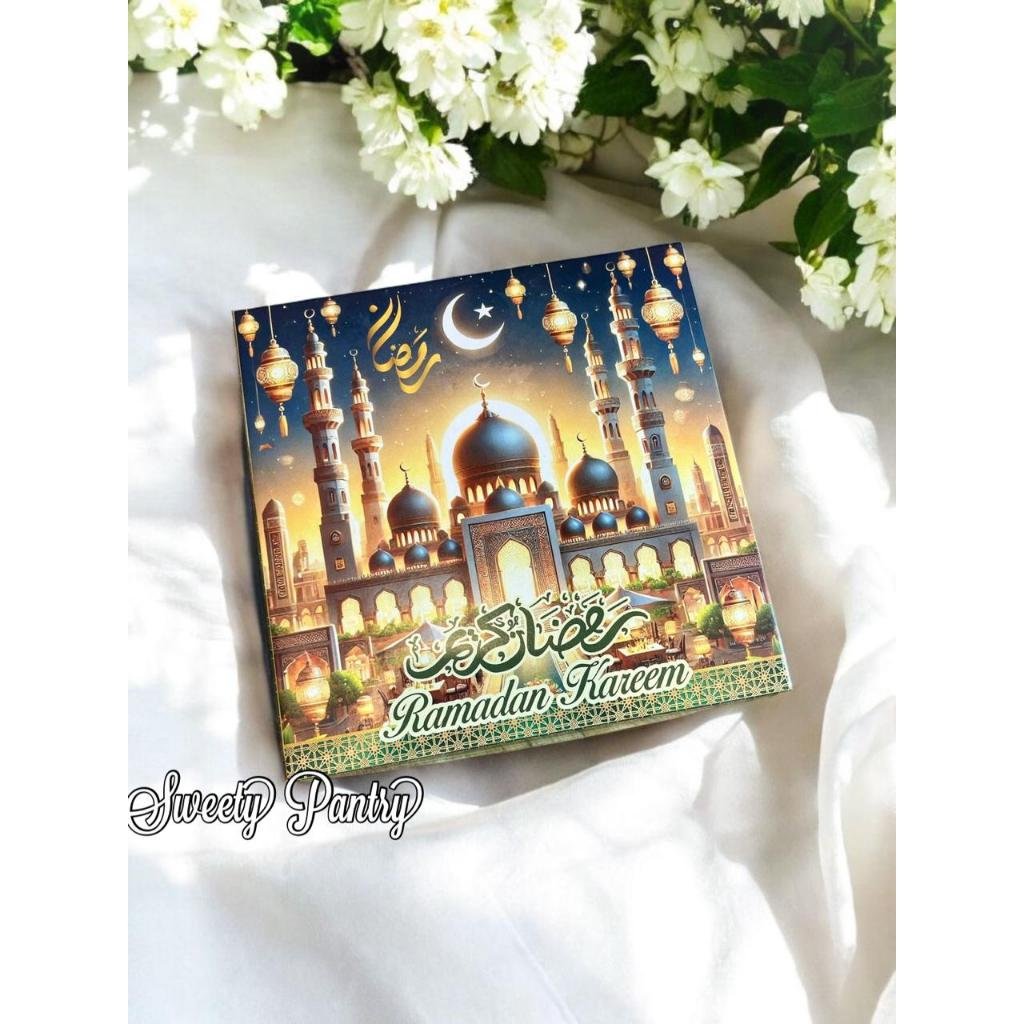 5PCS - BA LEBARAN 20 EKO - dus cake box packaging Kotak kue lebaran hampers idul fitri