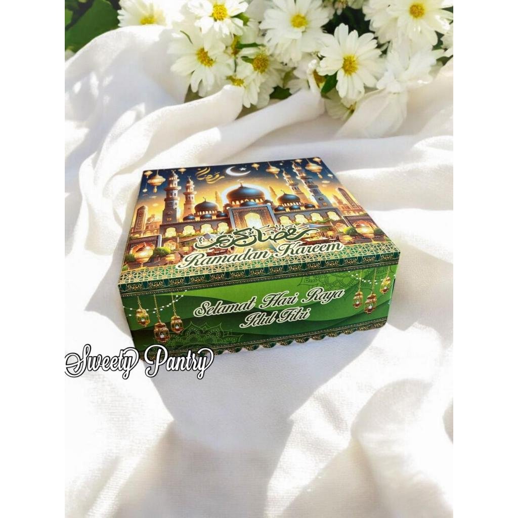5PCS - BA LEBARAN 20 EKO - dus cake box packaging Kotak kue lebaran hampers idul fitri - Image 3