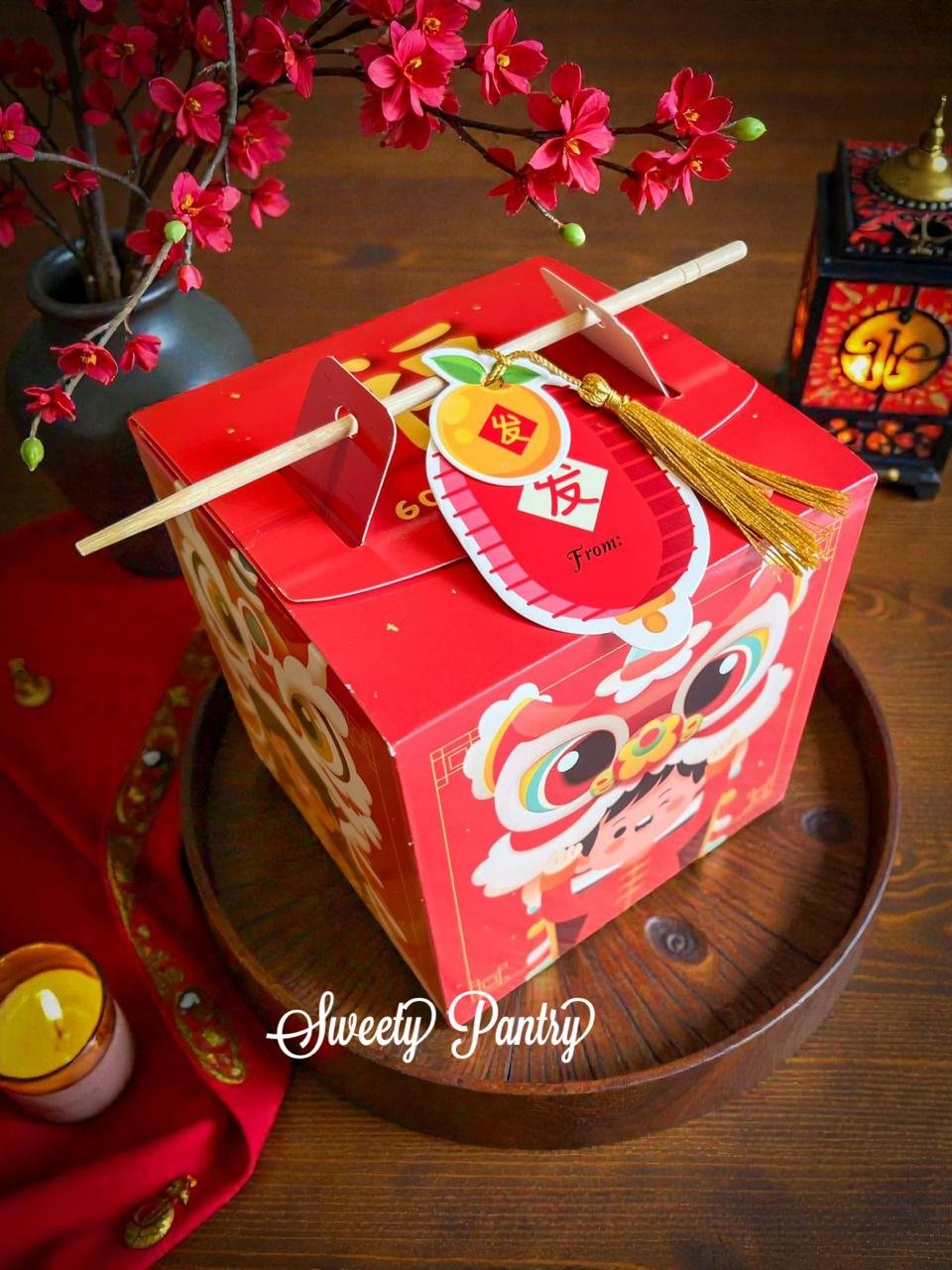 5PCS - BARONG KID - Box Toples kotak kue kering Dus Imlek Packaging CNY - Image 3