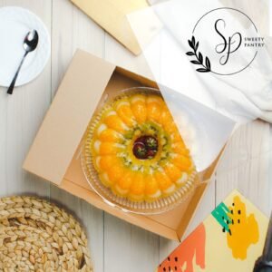 5PCS - Dus Box Pudding Packaging Kotak kue Puding Sekat Window mika UK 25