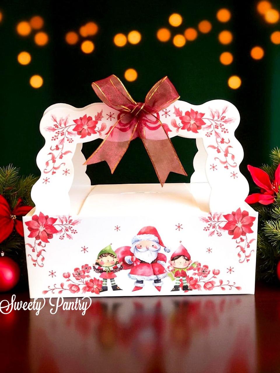 5PCS - FELIX - box dus packaging hampers tenteng Natal kemasan kotak Christmas uk 20x10x7,5 cm