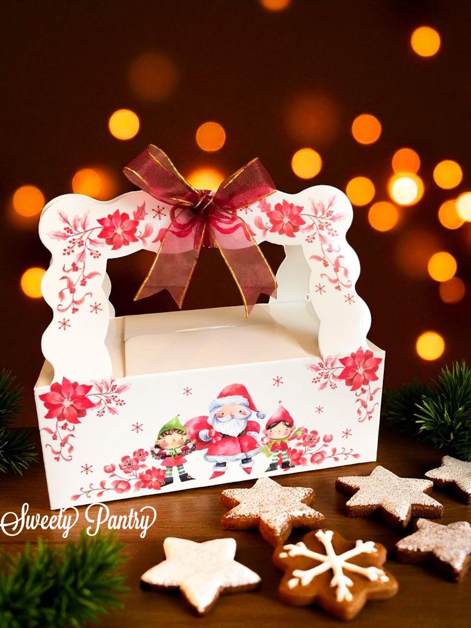 5PCS - FELIX - box dus packaging hampers tenteng Natal kemasan kotak Christmas uk 20x10x7,5 cm - Image 3