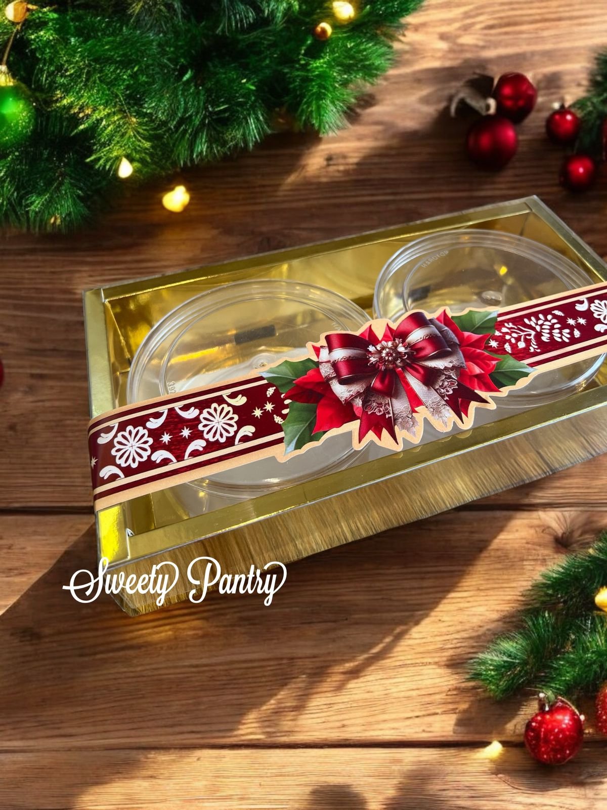 5PCS - GOLDIE - Dus Kue Cake Box toples Natal Kemasan Kue Christmas - Image 4