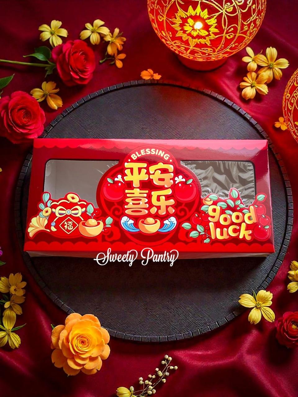 10PCS - LEON - cake box dus kotak Packaging Imlek box Toples CNY - Image 4