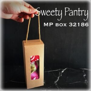 10PCS - 32186 B - Box Hijab / Dus Hijab / packaging baju / box serbaguna / MP Box 8x6x21cm Brown