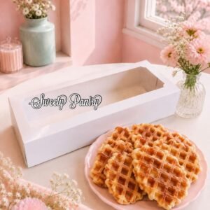 10PCS - RB WINDOW 301005 - Dus kotak box Packaging Brownies Putih 30x10x5 cm