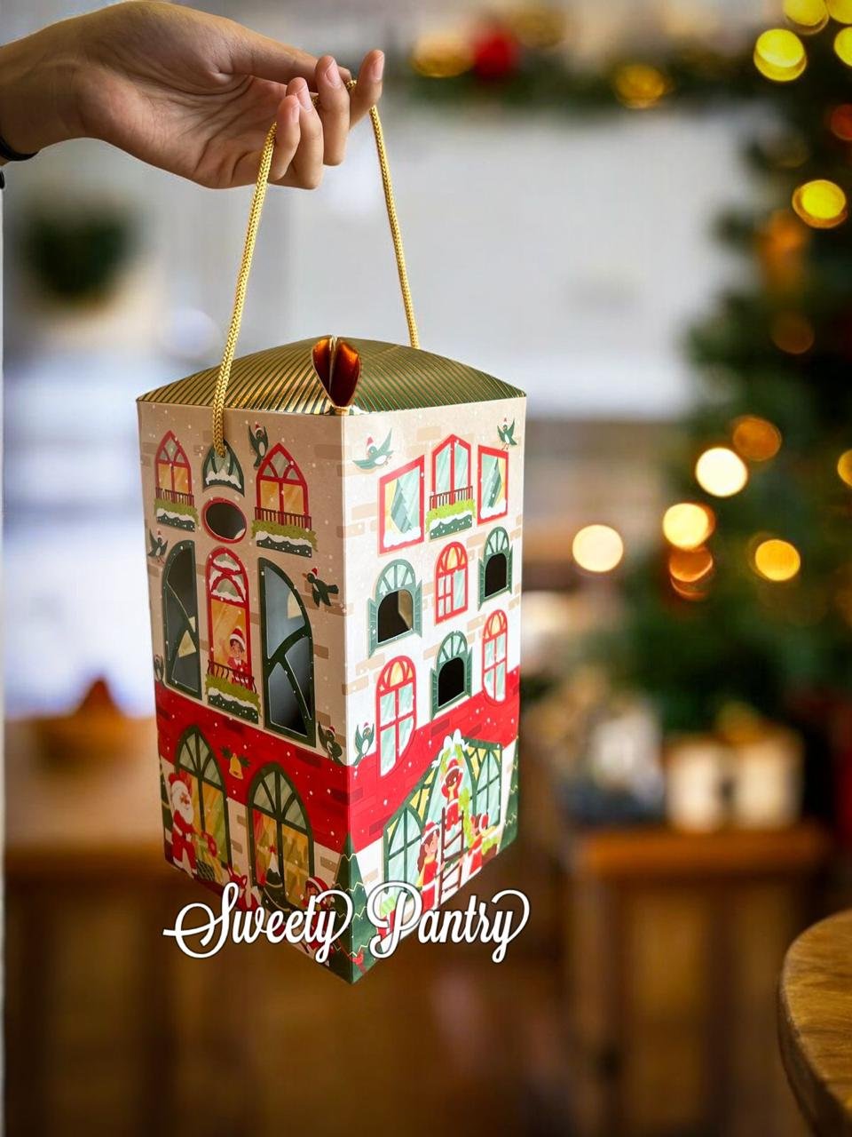 10PCS - TBC21 PLAZA LUMI - Box Toples Hampers Natal Kotak Kue Christmas Gift Kemasan Packaging - Image 2