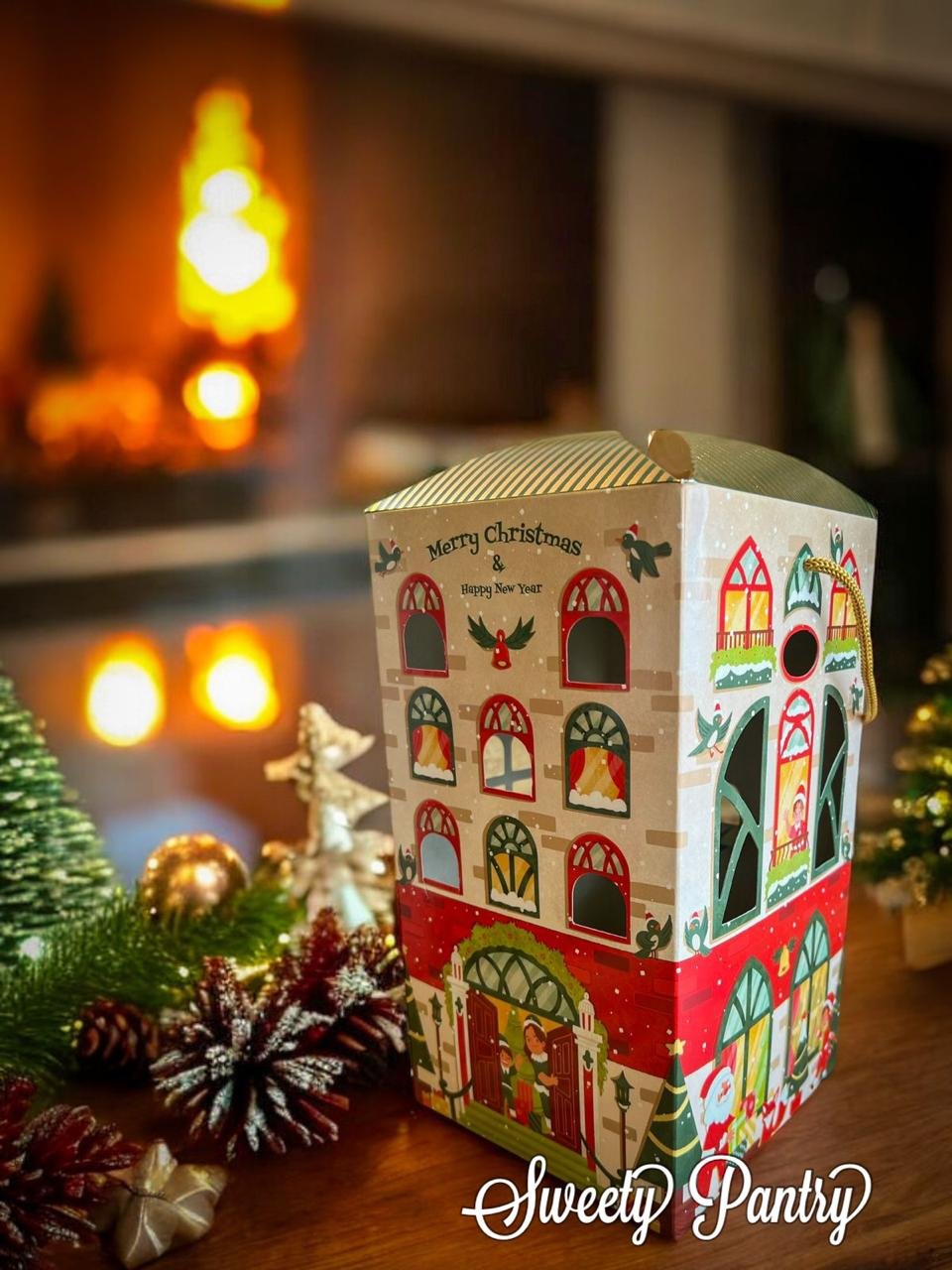 10PCS - TBC21 PLAZA LUMI - Box Toples Hampers Natal Kotak Kue Christmas Gift Kemasan Packaging - Image 4
