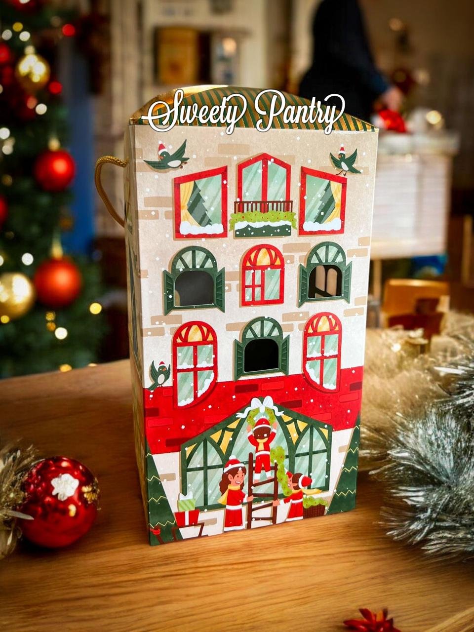 10PCS - TBC21 PLAZA LUMI - Box Toples Hampers Natal Kotak Kue Christmas Gift Kemasan Packaging