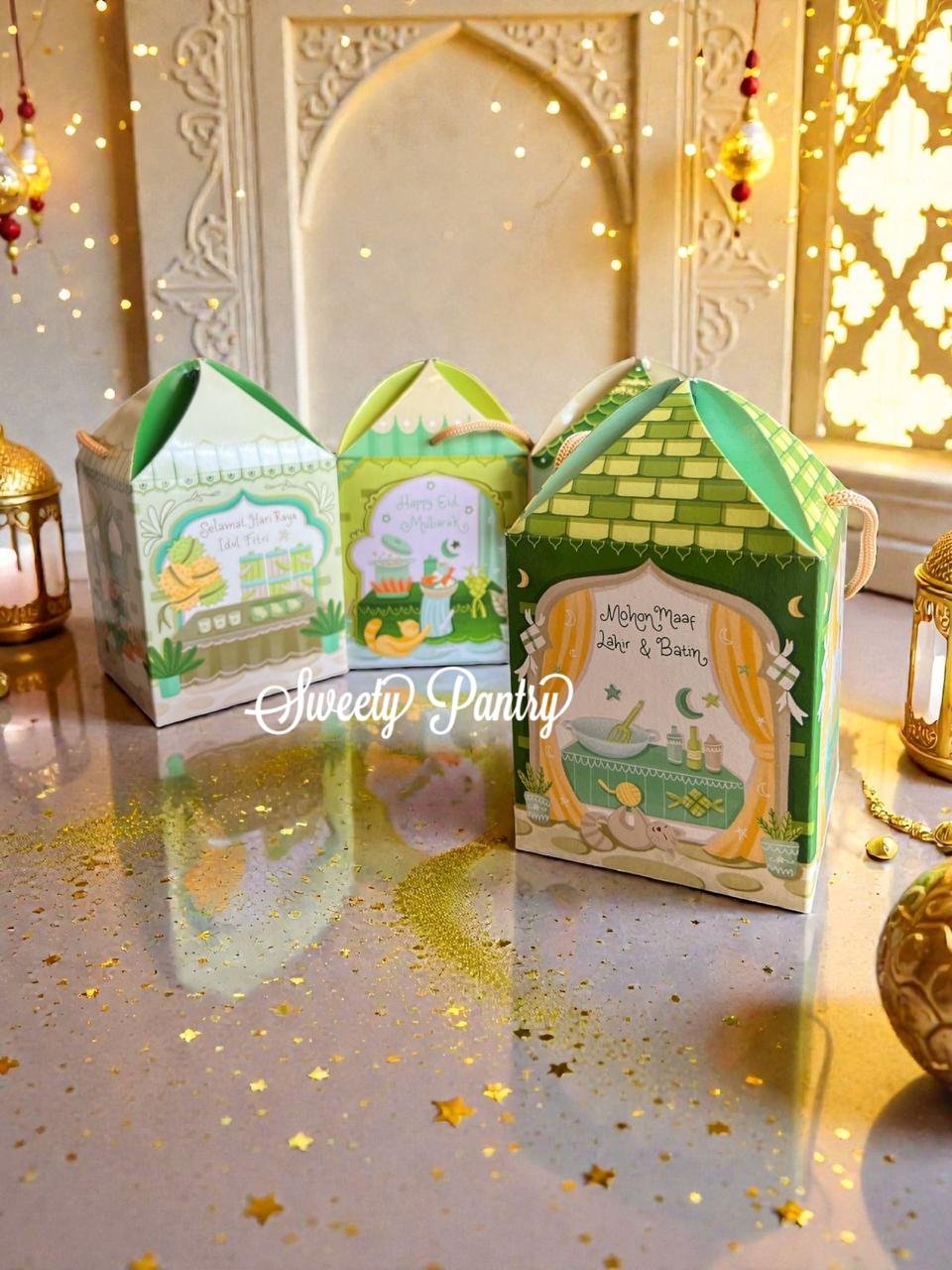 12PCS MIX - TBIF SOUK MARRAKESH - Box kotak packaging Dus hampers Lebaran dus Toples Jar 500-600 ml Idul Fitri - Image 3
