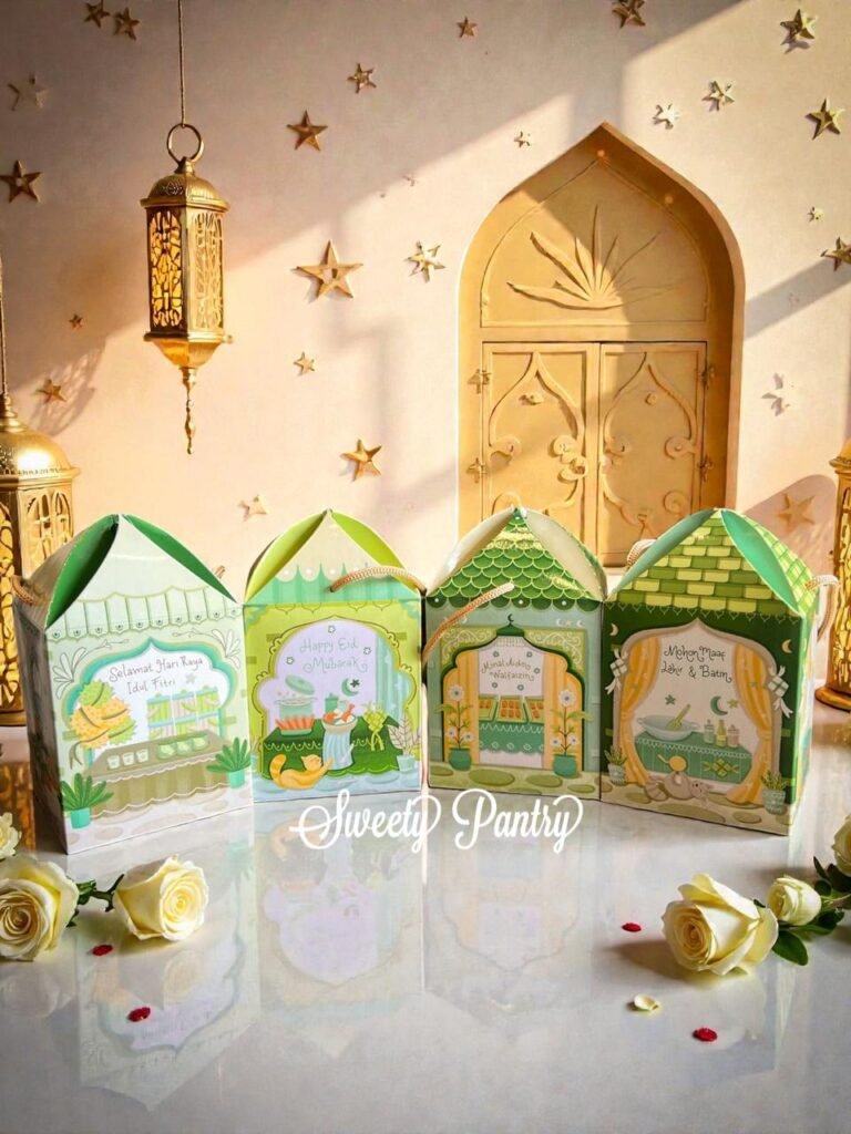 12PCS MIX - TBIF SOUK MARRAKESH - Box kotak packaging Dus hampers Lebaran dus Toples Jar 500-600 ml Idul Fitri