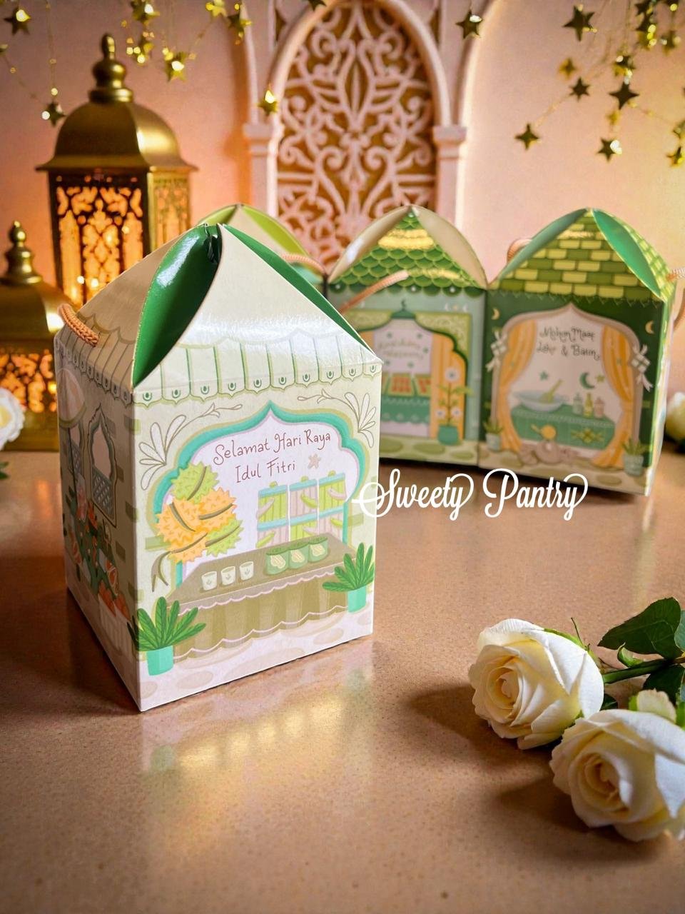 12PCS MIX - TBIF SOUK MARRAKESH - Box kotak packaging Dus hampers Lebaran dus Toples Jar 500-600 ml Idul Fitri - Image 4