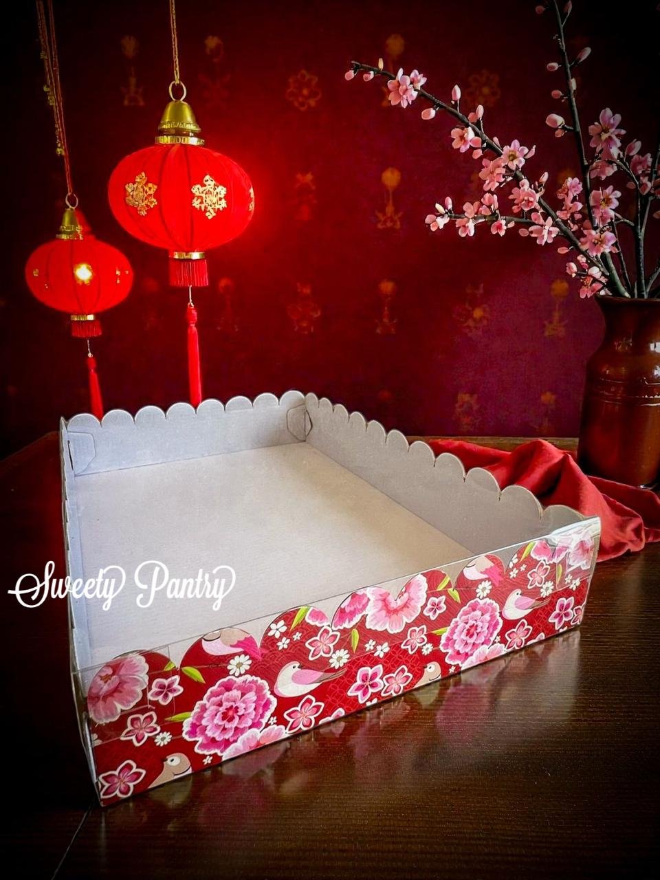 5PCS - WAVY NAMPAN - Mika Nampan kue jajanan pasar Packaging box tampah - Image 7