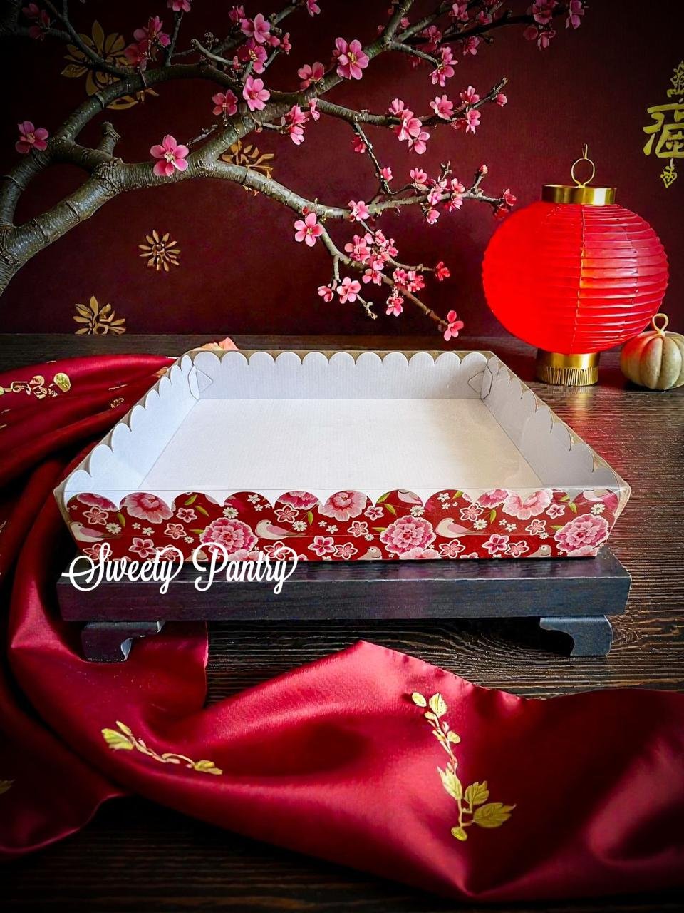 5PCS - WAVY NAMPAN - Mika Nampan kue jajanan pasar Packaging box tampah - Image 8