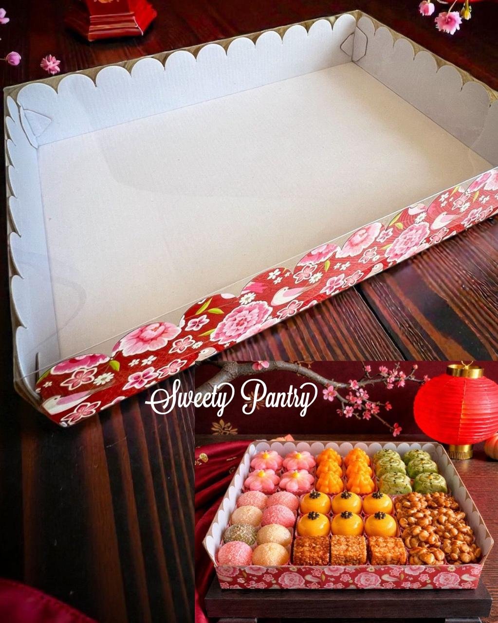 5PCS - WAVY NAMPAN - Mika Nampan kue jajanan pasar Packaging box tampah - Image 6
