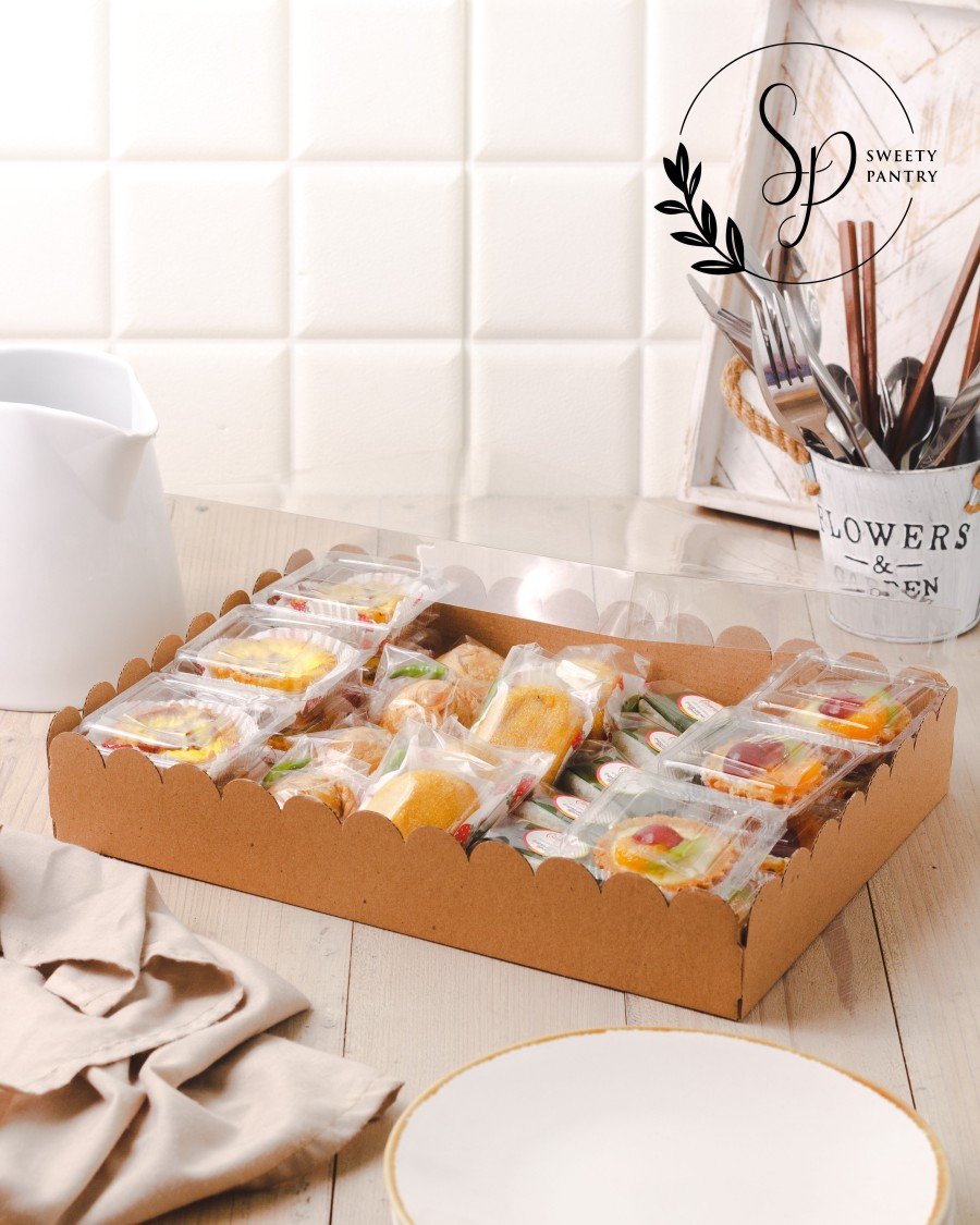 5PCS - WAVY NAMPAN - Mika Nampan kue jajanan pasar Packaging box tampah - Image 5