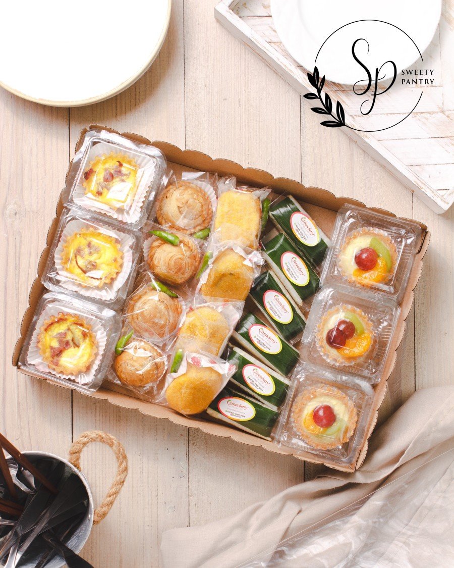5PCS - WAVY NAMPAN - Mika Nampan kue jajanan pasar Packaging box tampah - Image 3