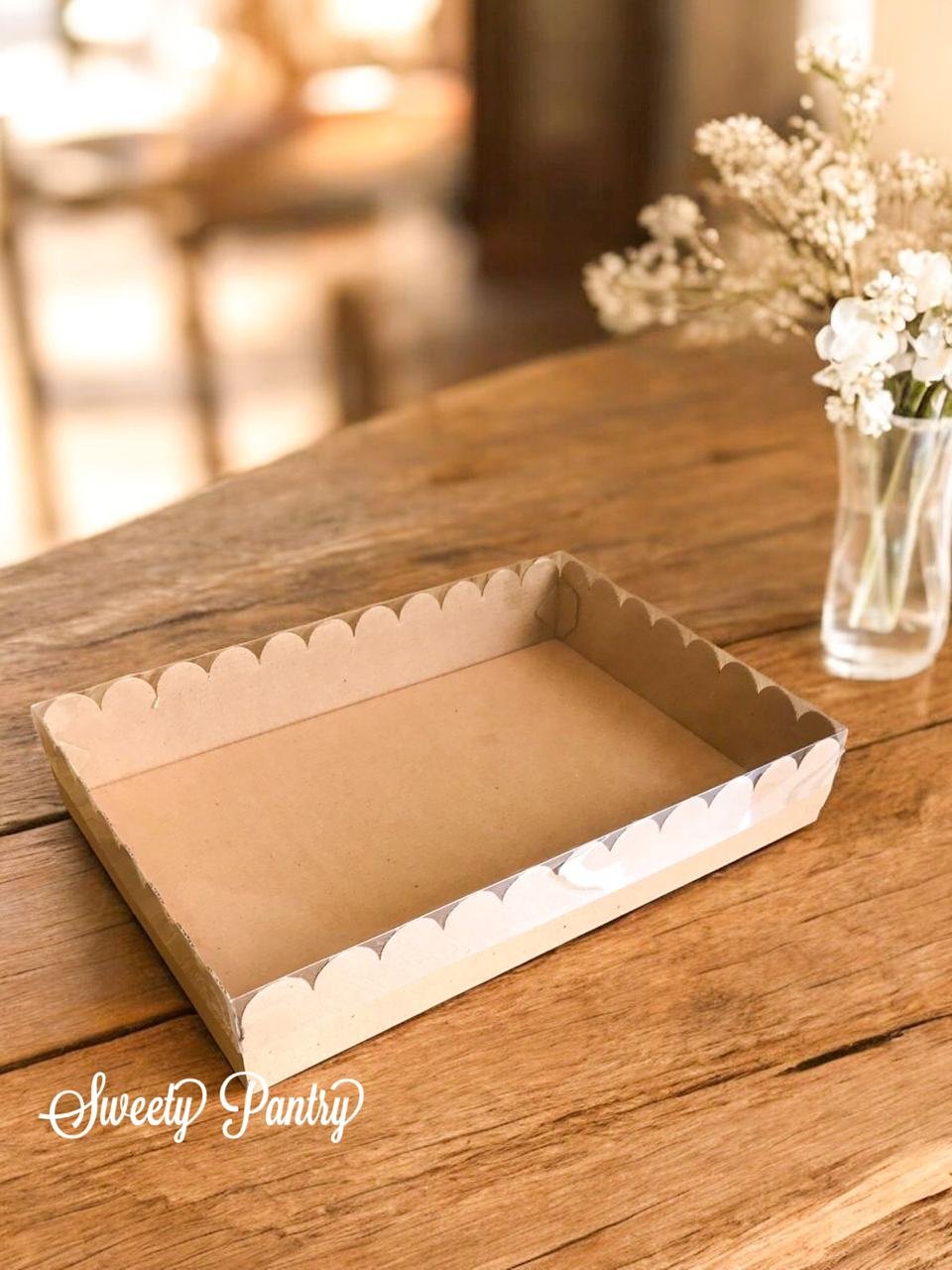 5PCS - WAVY NAMPAN - Mika Nampan kue jajanan pasar Packaging box tampah - Image 4