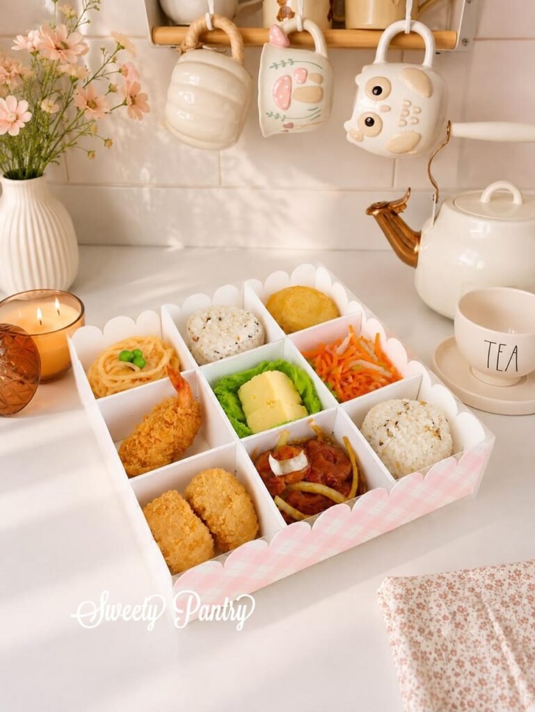 5PCS - WAVY SEKAT - Dus Box Pudding Packaging Kotak kue Pie Window mika Ivory