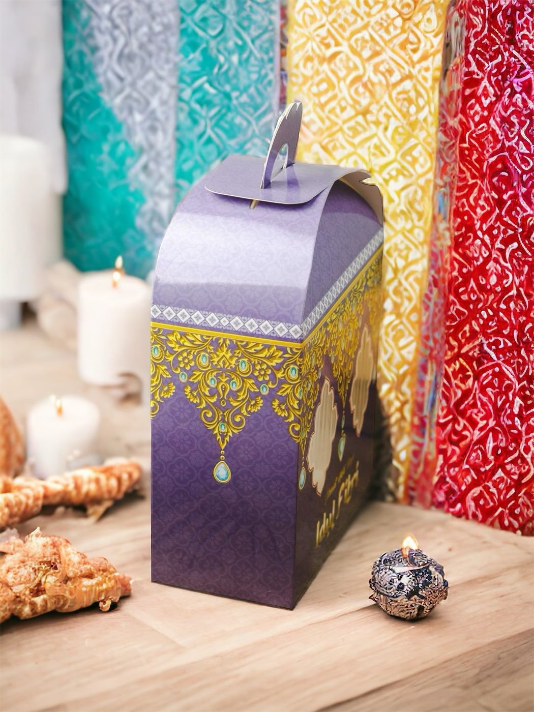 5PCS - ZAHRA - dus cake box packaging Kotak hampers toples lebaran idul fitri - Image 5