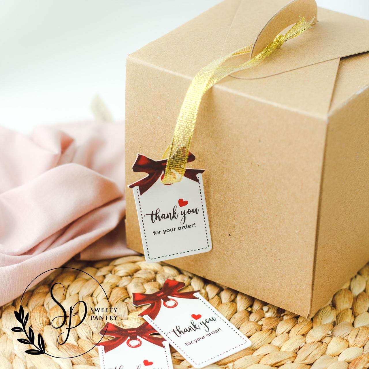 10PCS - 41212 - Dus kue / Box Toples / Packaging kue uk 12x12x12 cm - Image 2