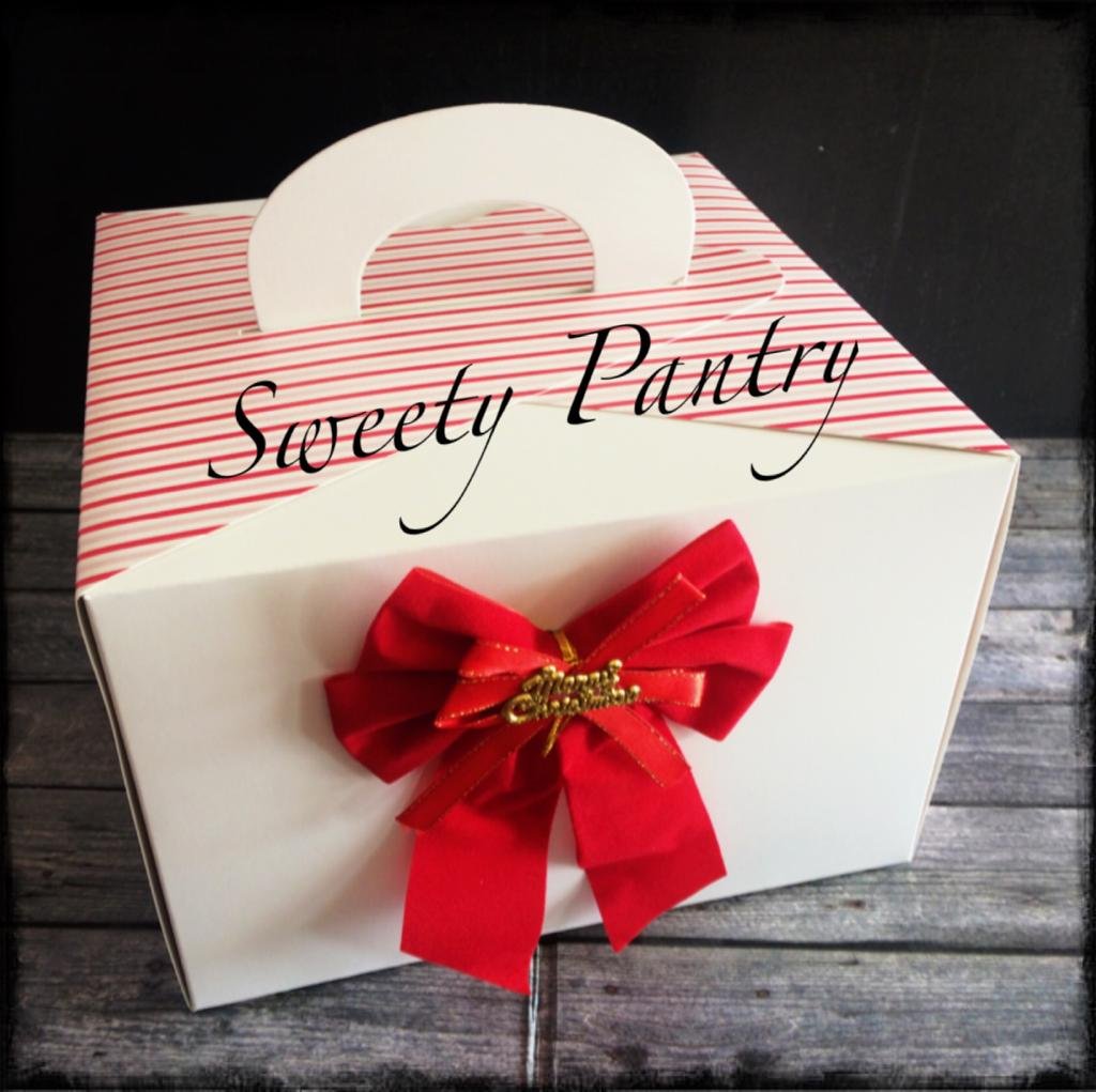 5PCS - 42215 WRP - box dus kue packaging kemasan cake White Red 22x22x15cm - Image 4