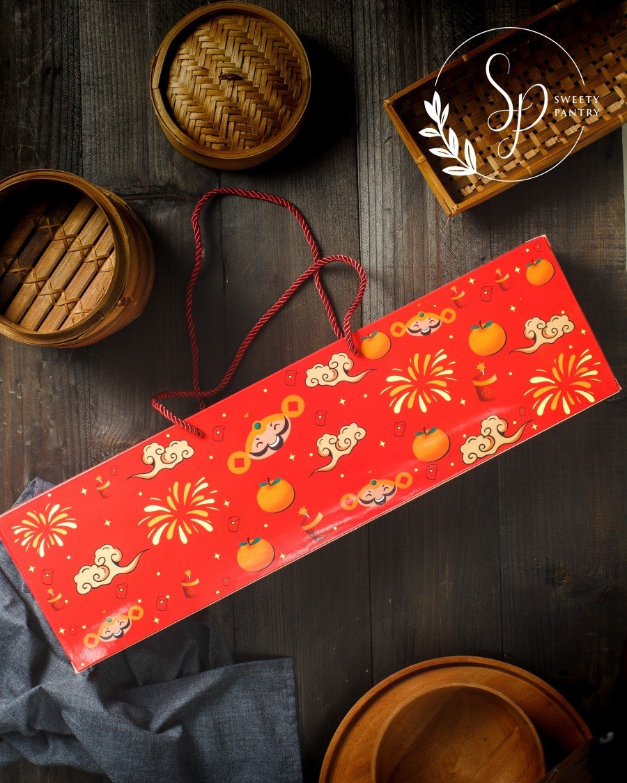 5PCS - box dus packaging kemasan kotak nastar taiwan parcel imlek CNY 5 dewa - Image 8