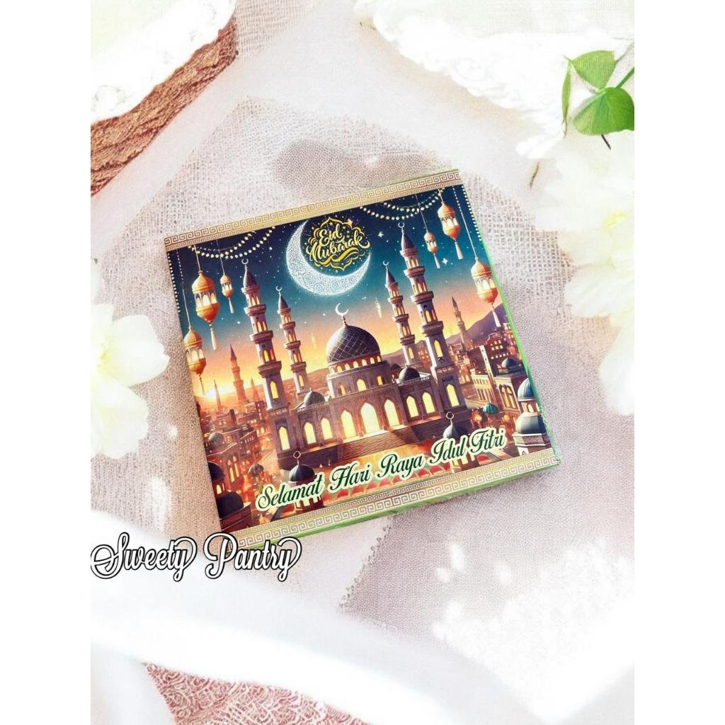 5PCS - BA LEBARAN 22 EKO - dus cake box packaging Kotak kue lebaran hampers idul fitri
