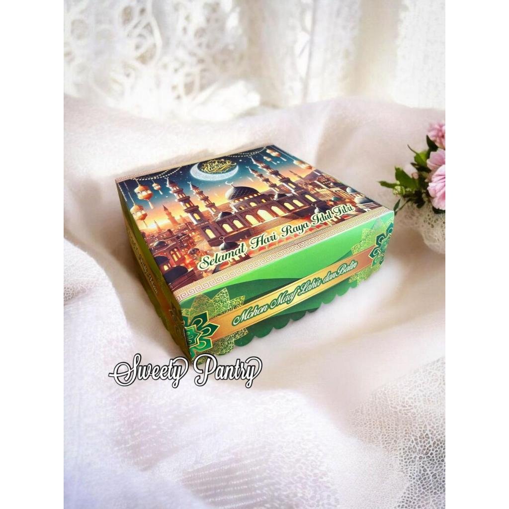 5PCS - BA LEBARAN 22 EKO - dus cake box packaging Kotak kue lebaran hampers idul fitri - Image 2