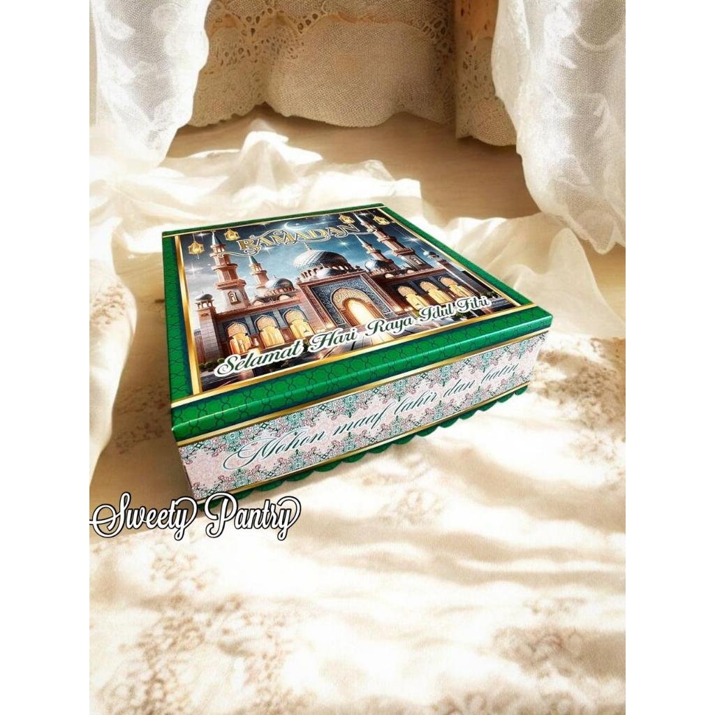 5PCS - BA LEBARAN 25 EKO - dus cake box packaging Kotak kue lebaran hampers idul fitri - Image 3