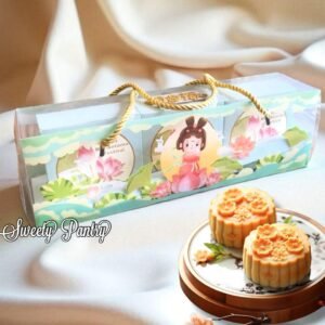 5PCS - MB SERIES - 5Dus kotak packaging Box kue bulan Kemasan Mooncake 125gr Set 3