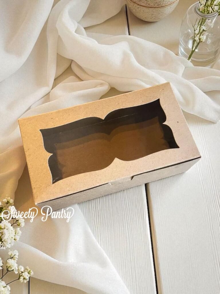 10PCS - CB201007 B - Dus Kue Packaging Cake Box 20,5 x10,8 x7cm Coklat