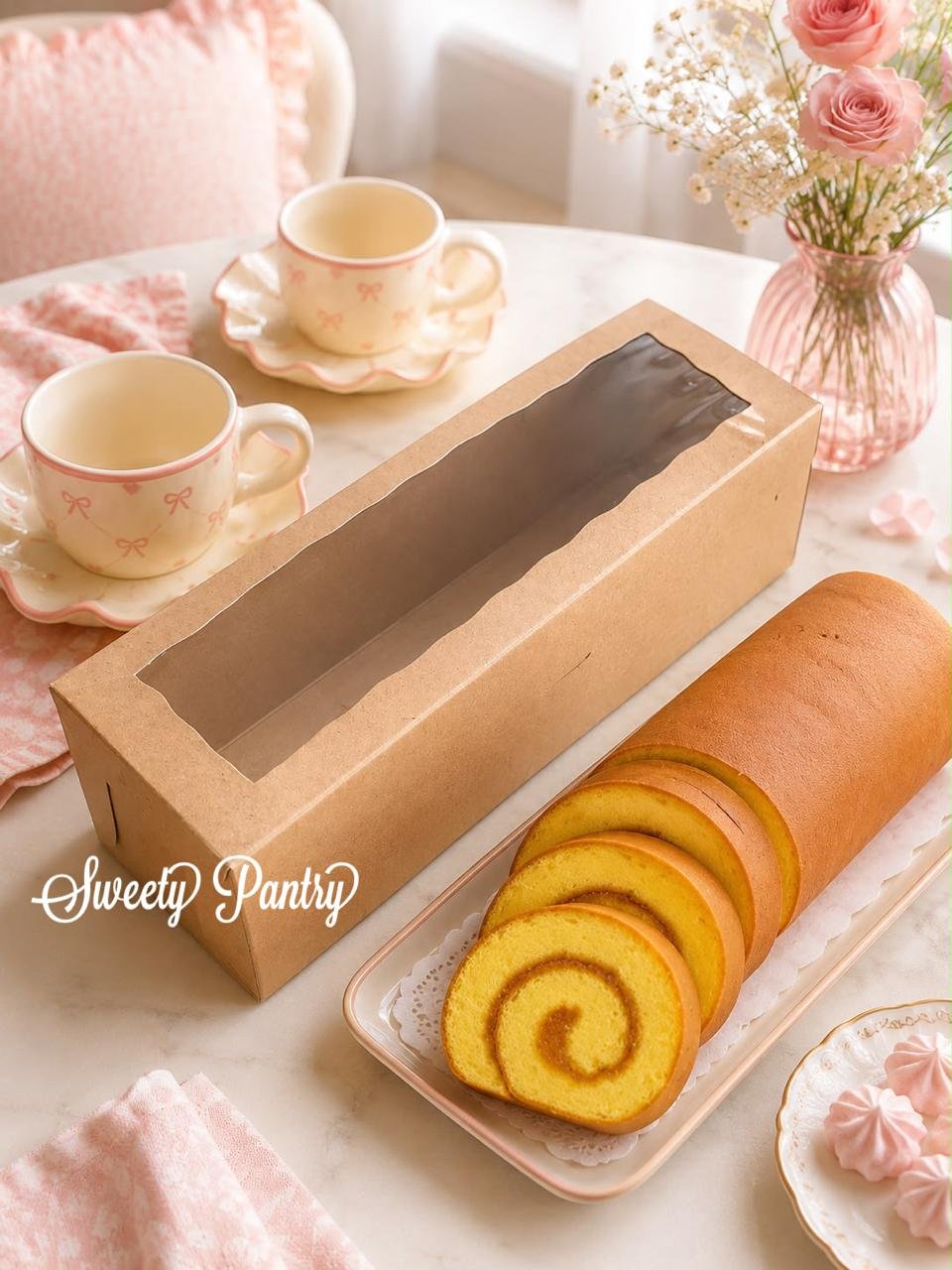 10PCS - CB311010 B - dus/box/packaging/kemasan bolu gulung Uk 31x10x10 Brown - Image 2