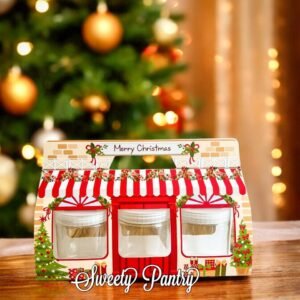 10PCS - CHRISTMAS STORE - Box hampers natal kotak packaging Sleeve jar isi 3 uk 500-600 ml
