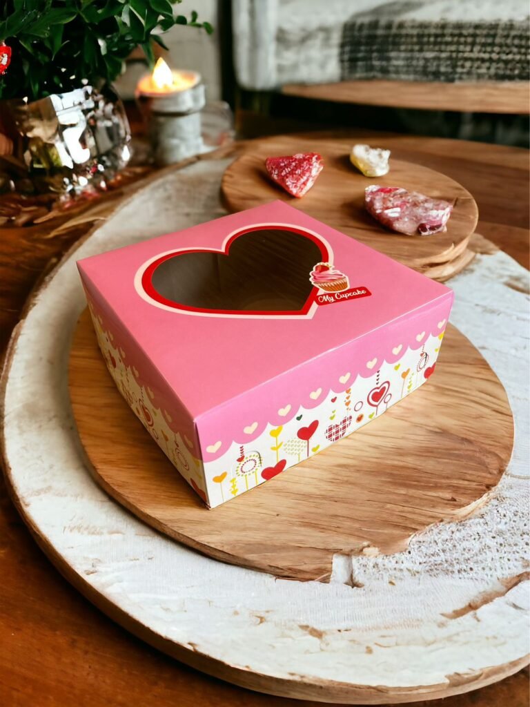5PCS - CINTA - dus kue / box kue /kemasan kue /packaging kue Ukuran 25x25x9,5cm