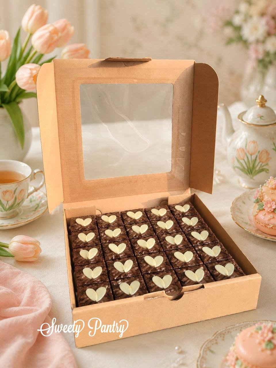 5PCS - CB Corr Window - Cake box dus kemasan packaging kue brownies lapis surabaya Corrugated - Image 8