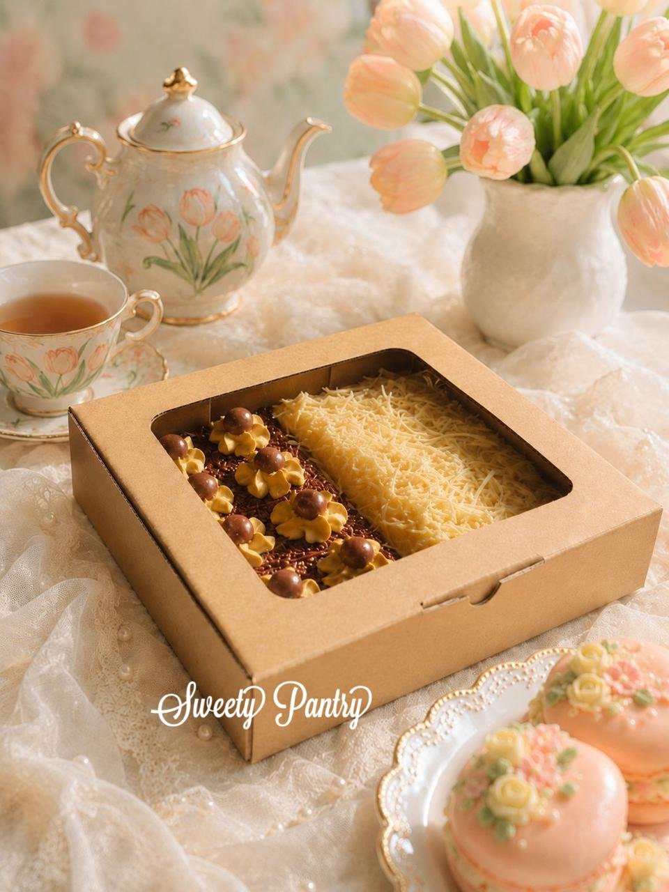5PCS - CB Corr Window - Cake box dus kemasan packaging kue brownies lapis surabaya Corrugated - Image 7