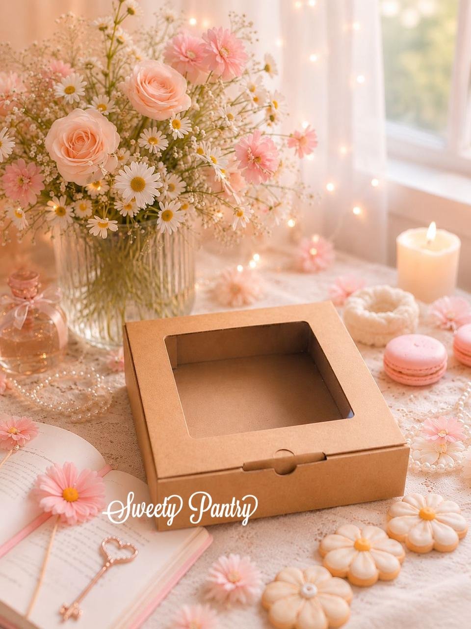 5PCS - CB Corr Window - Cake box dus kemasan packaging kue brownies lapis surabaya Corrugated - Image 6