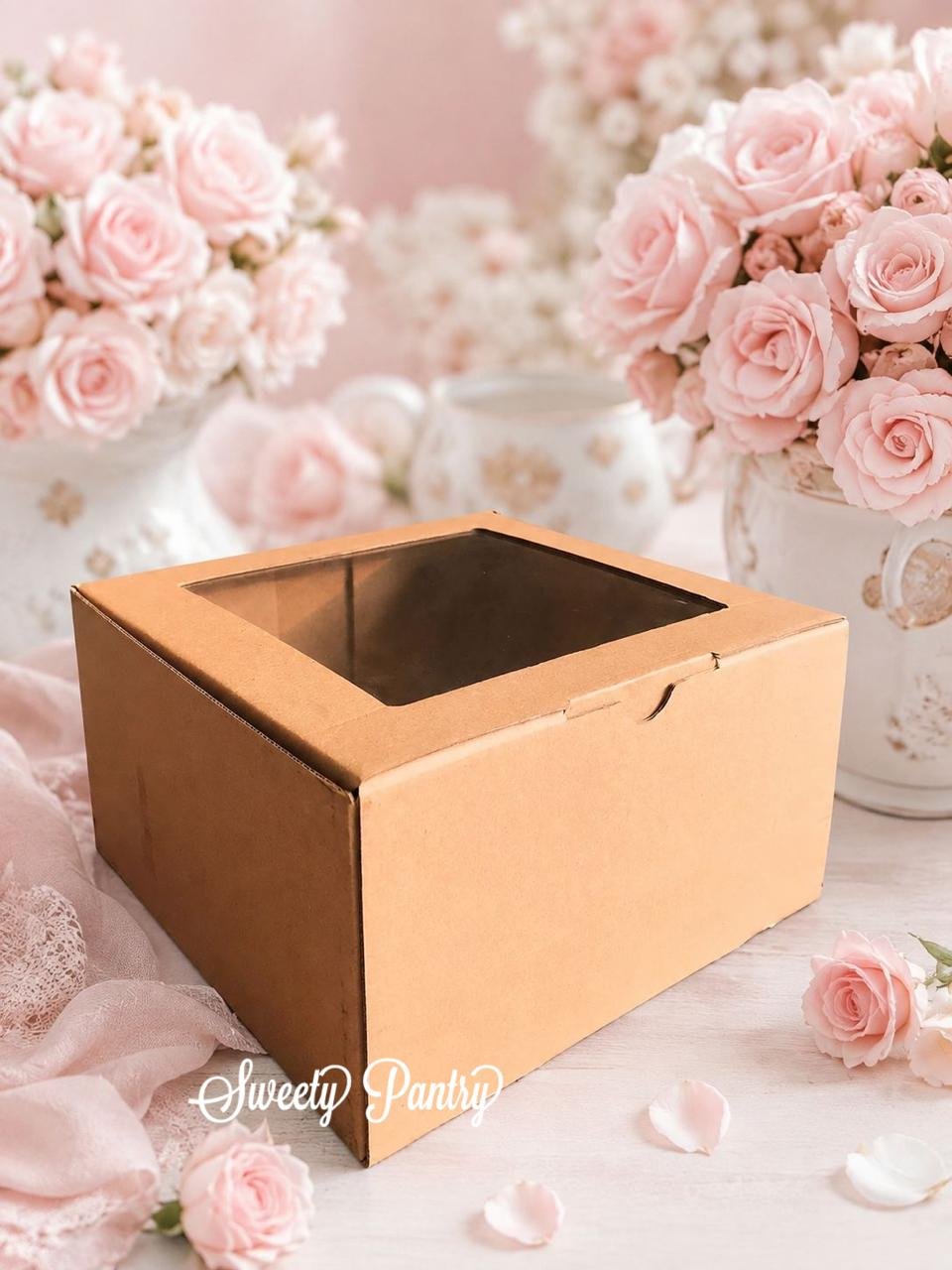 5PCS - CB Corr Window - Cake box dus kemasan packaging kue brownies lapis surabaya Corrugated - Image 11