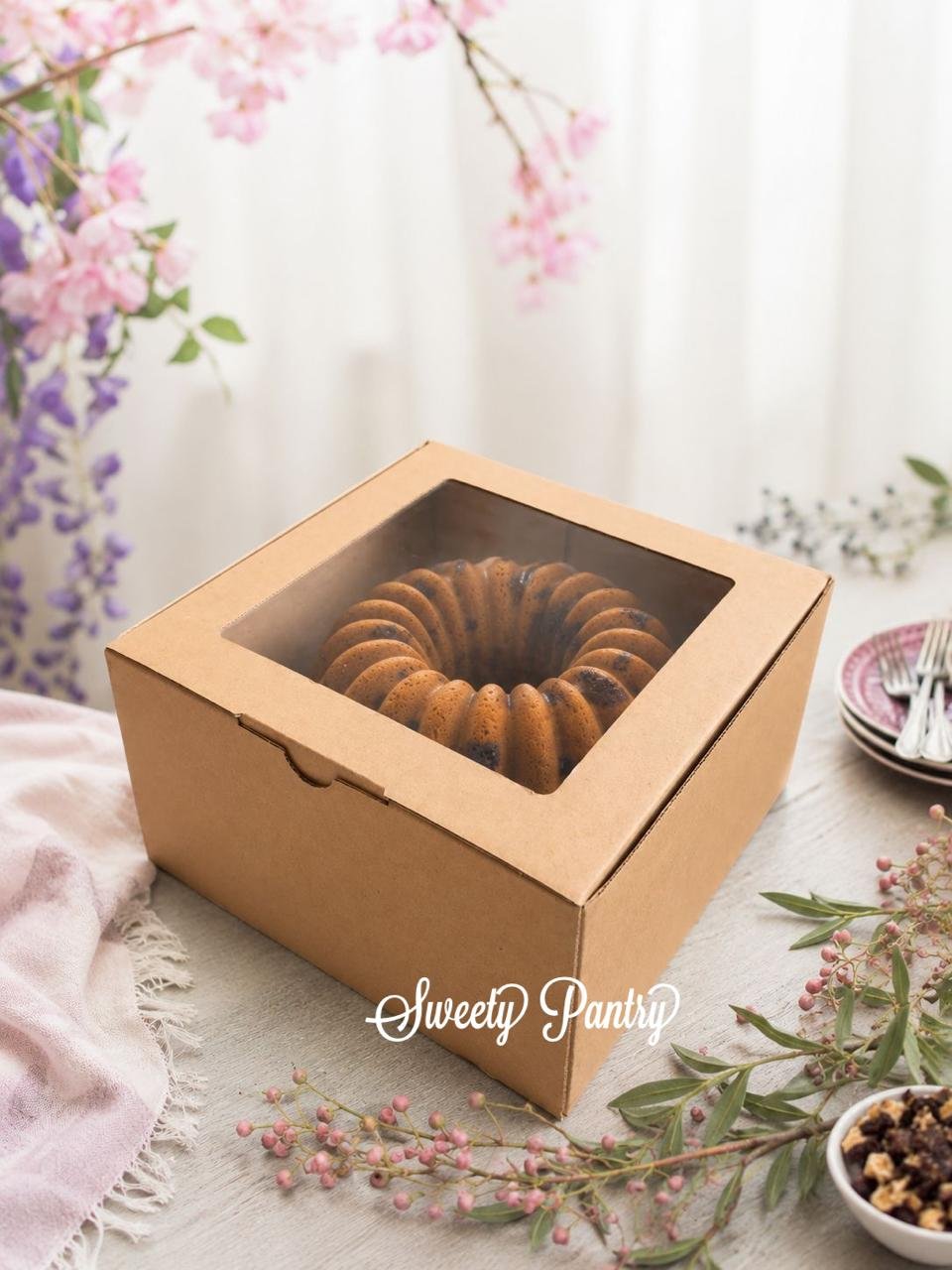 5PCS - CB Corr Window - Cake box dus kemasan packaging kue brownies lapis surabaya Corrugated - Image 9