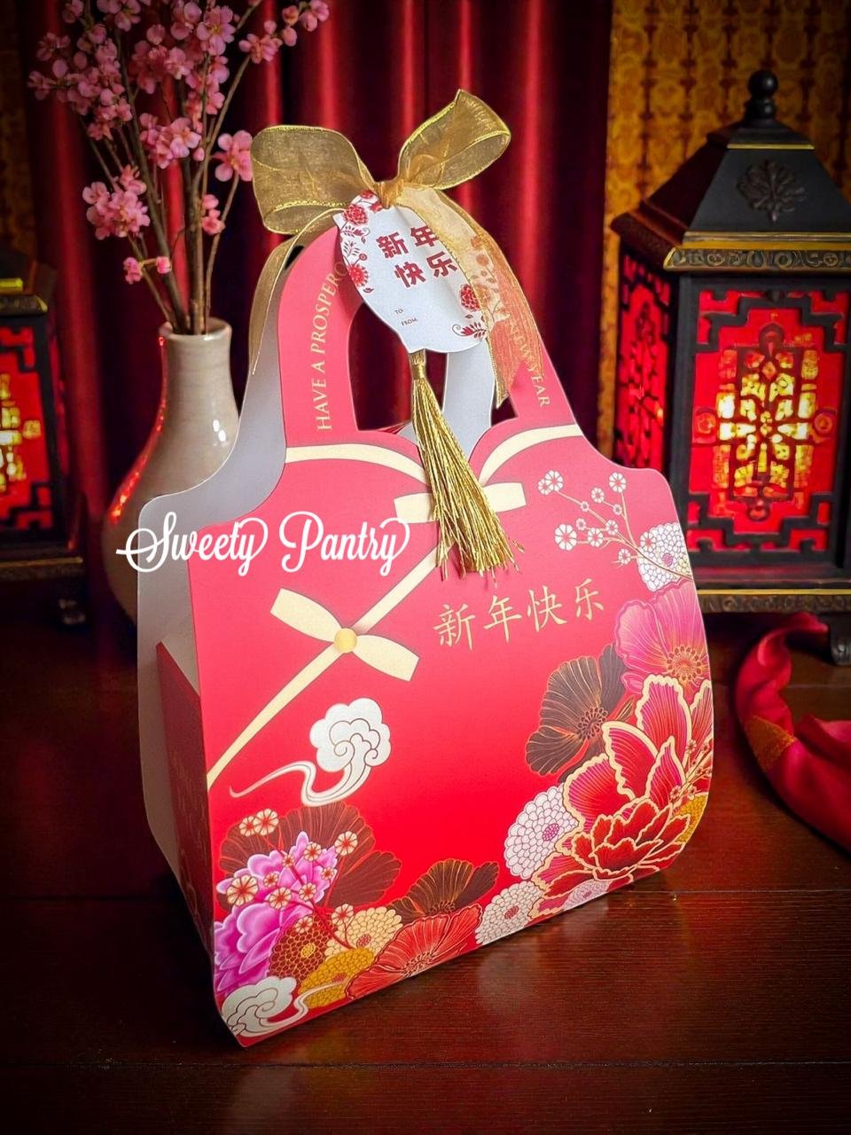 5PCS - FU JIAN - Box hampers imlek kotak packaging jar toples CNY - Image 4