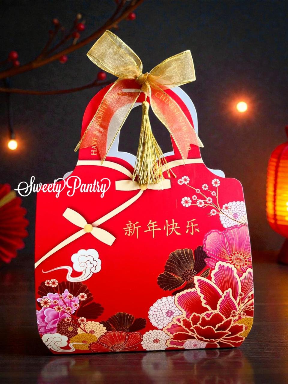 5PCS - FU JIAN - Box hampers imlek kotak packaging jar toples CNY - Image 2