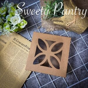 20PCS - GB121205 B - Gift Box / Mini Box 12X12X5 cm Brown