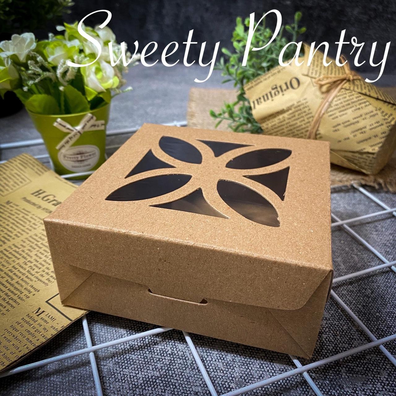 20PCS - GB121205 B - Gift Box / Mini Box 12X12X5 cm Brown - Image 3