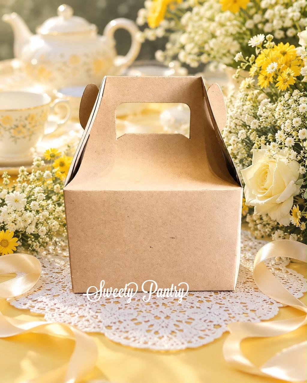 10PCS - GL151010 B - Dus Kue / Packaging Kue / MP box Ukuran 15x10x10cm Brown