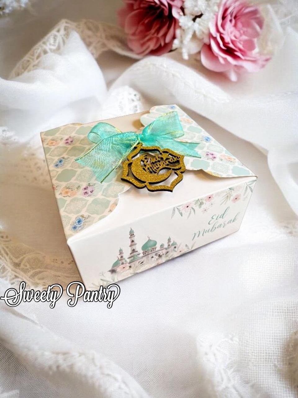 5PCS - IZMA - Dus Toples kotak Packaging hampers Lebaran Box Kue Kering Idul Fitri