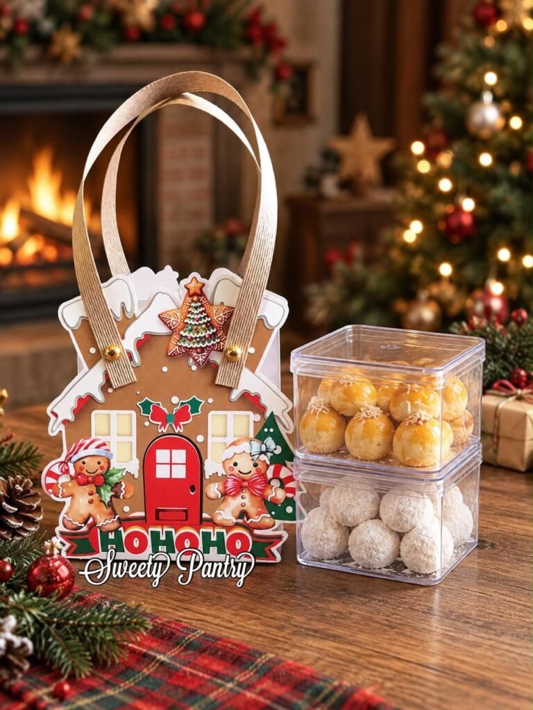 5PCS - KEVIN - Box kotak packaging Dus Christmas dus Jar Toples Natal